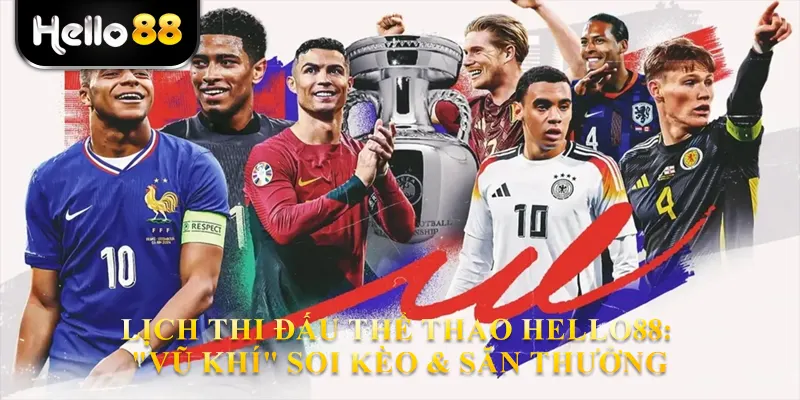 Lịch Thi Đấu Thể Thao Hello88: "Vũ Khí" Soi Kèo & Săn Thưởng